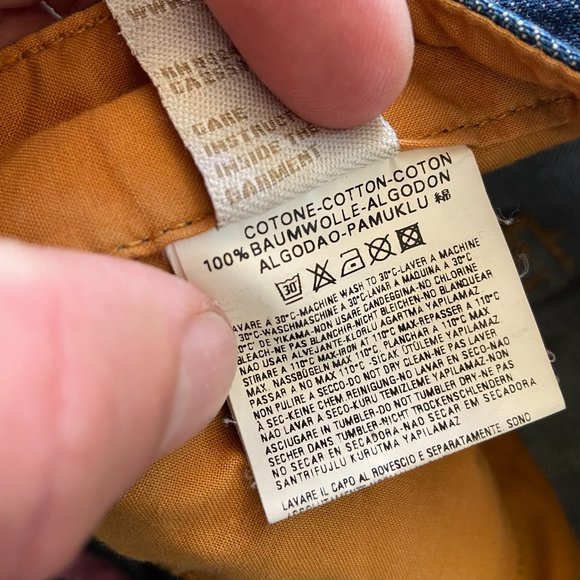 Diesel Looi Pleated Straight Leg Jeans -29x32 - Picture 7 of 9